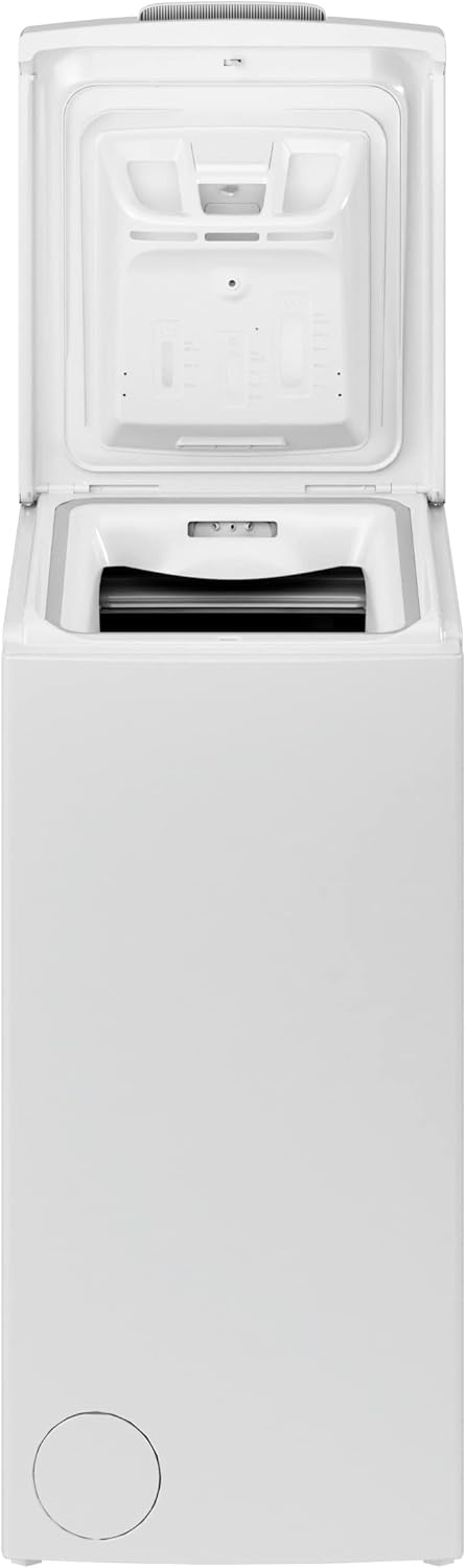 Privileg PWT Class C623 N Toplader Waschmaschine / 6 kg / 1151 UpM/Turn& Go/Rapid Wash/Push&Open/Soft-Opening/Startzeitvorwahl/Wolle-Programm/Wasserschutz/Kindersicherung, Weiß