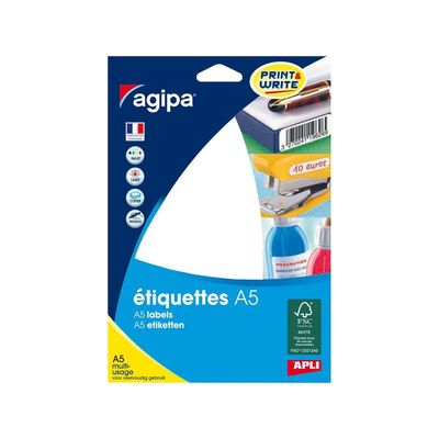 Apli Agipa - 4704 étiquettes gommettes - A5