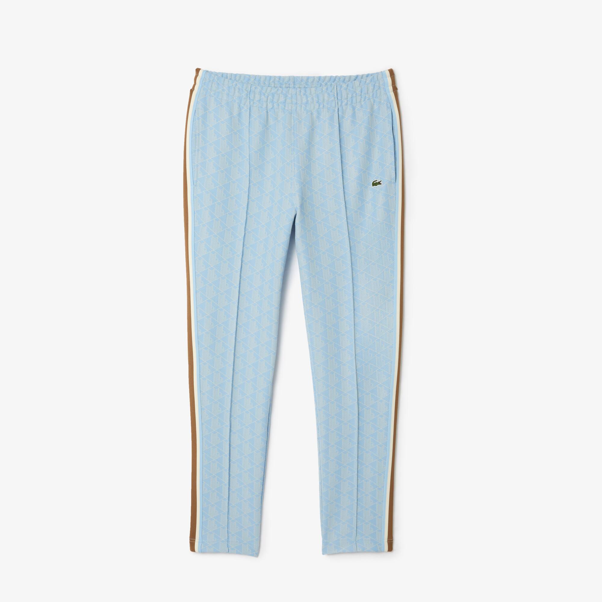 Jacquard-Paris Trainingsunterteil mit Monogramm Trainingshosen - Blau - Lacoste - Herren