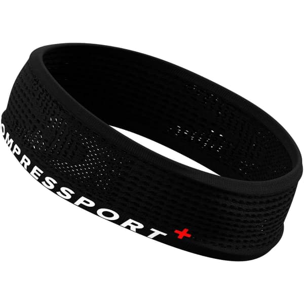 Bandeau running COMPRESSPORT THIN HEADBAND ON/OFF BLACK