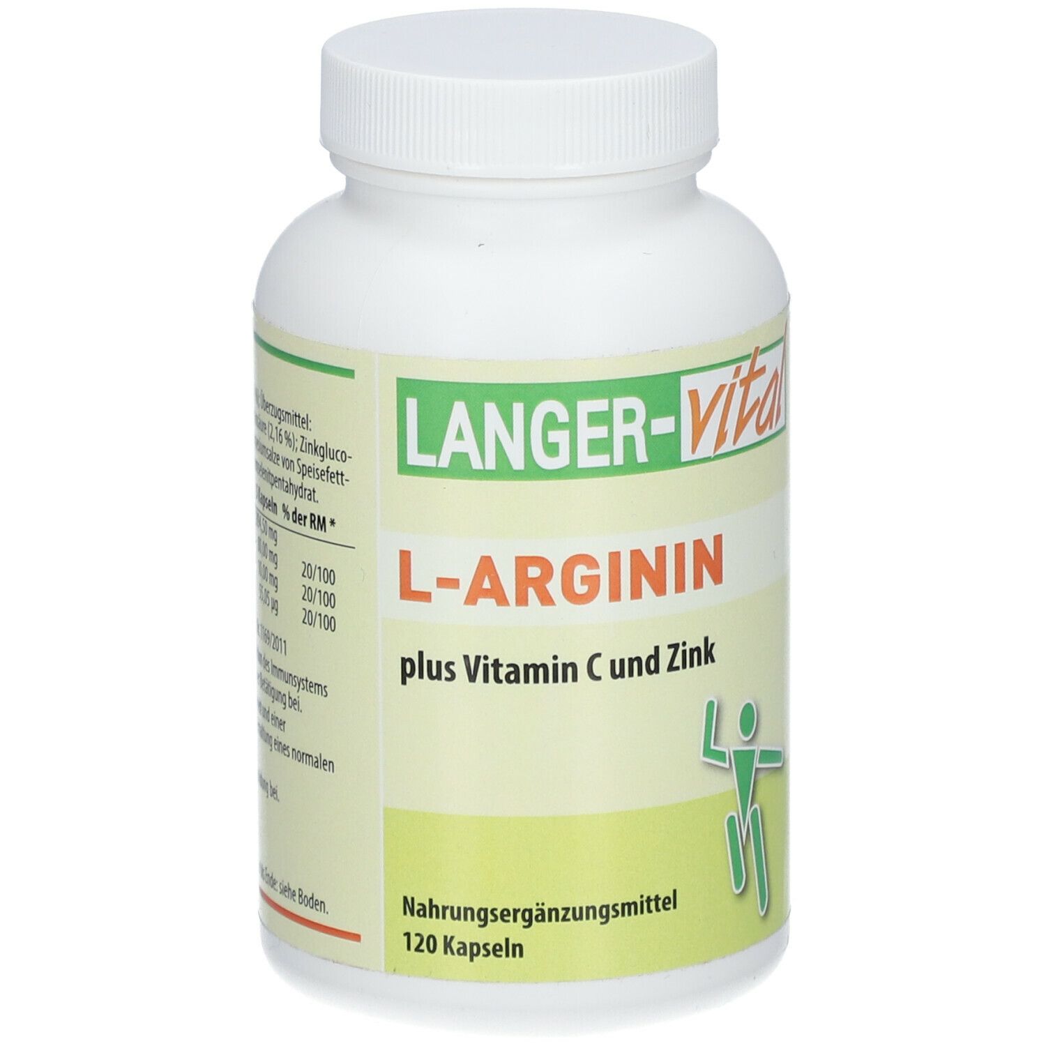 L-Arginin + Vitamin C und Zink