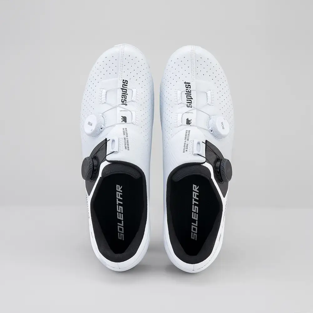 Suplest Road Pro Wielrenschoenen Wit Heren