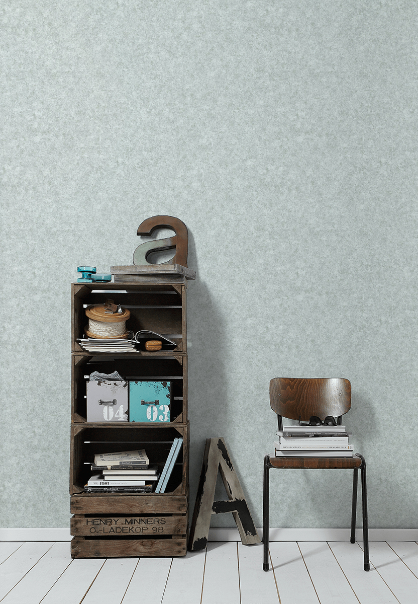 Vliestapete BETON CONCRETE & MORE - grau - 10 Meter