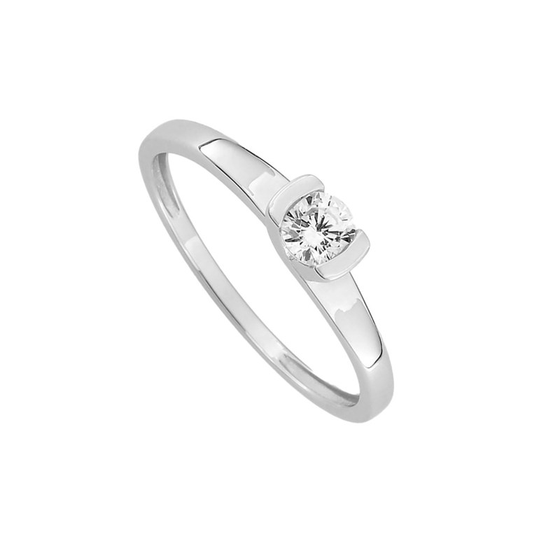 Bague Femme - Oxyde de zirconium - Or 18 Carats