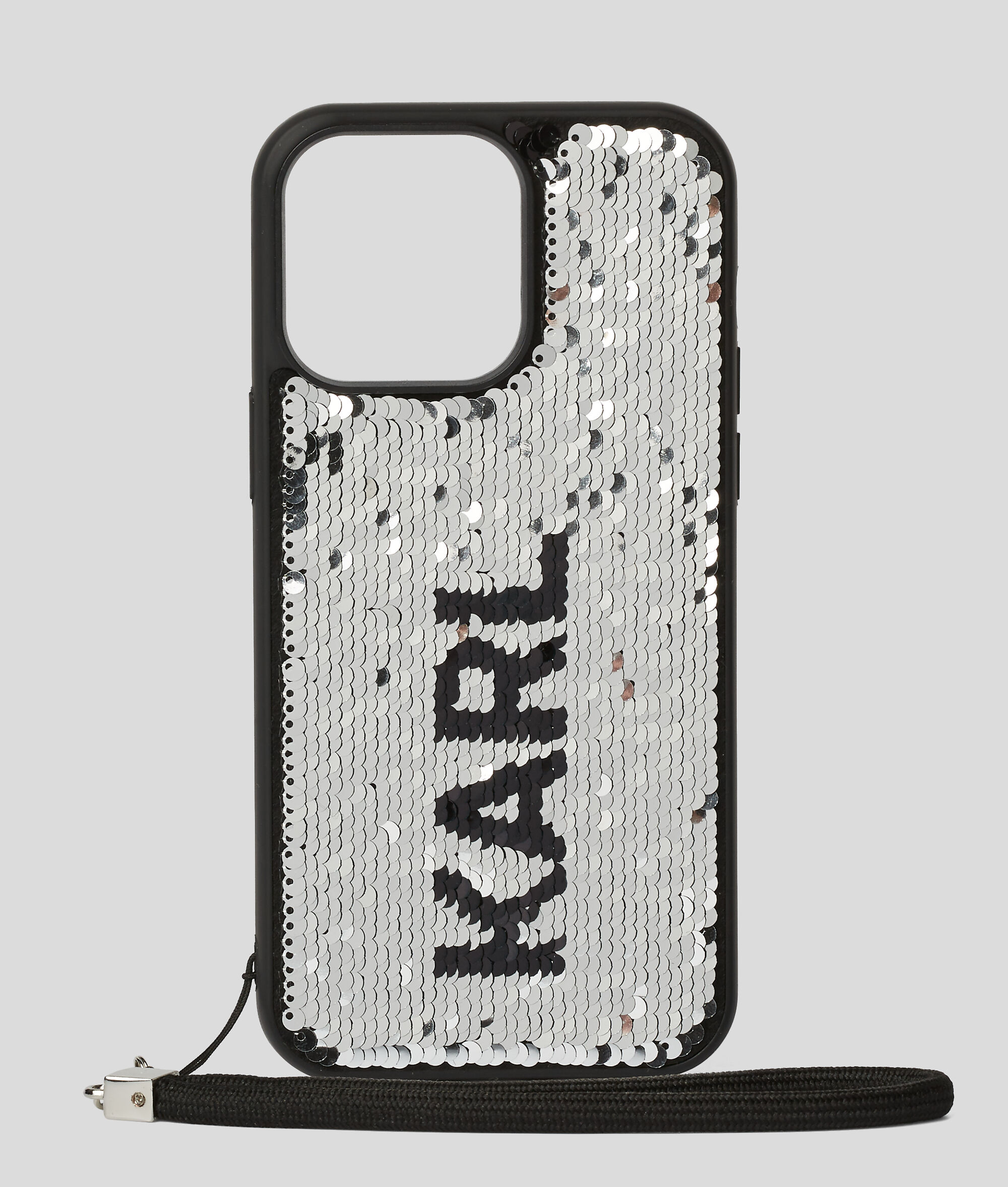 Coque à sequins réversibles pour iPhone 14 Pro Max avec dragonne