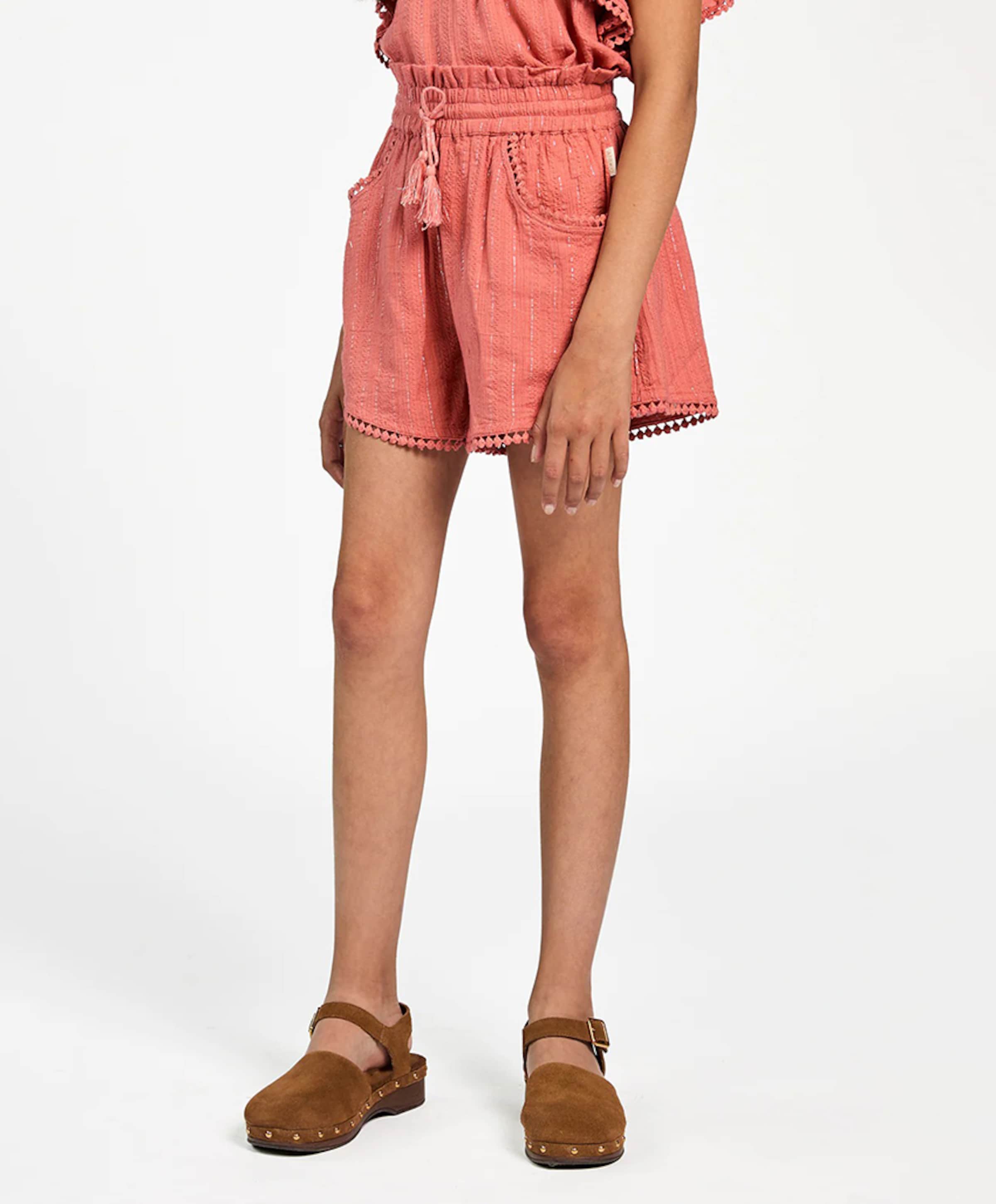 Aaiko Girls CLOVER LUREX CO 503 G meisjes korte broek roze