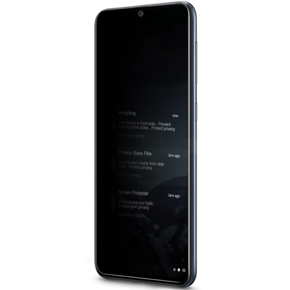 Samsung Galaxy A72 / A72 5G Privacy Vollbild Panzer Glas Display Schutz