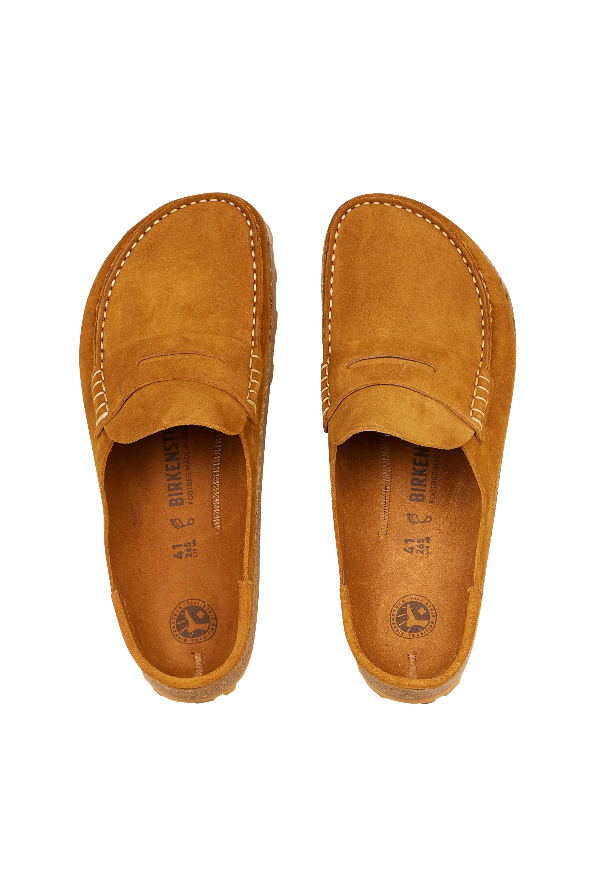 BIRKENSTOCK Sabots NAPLES Marron
