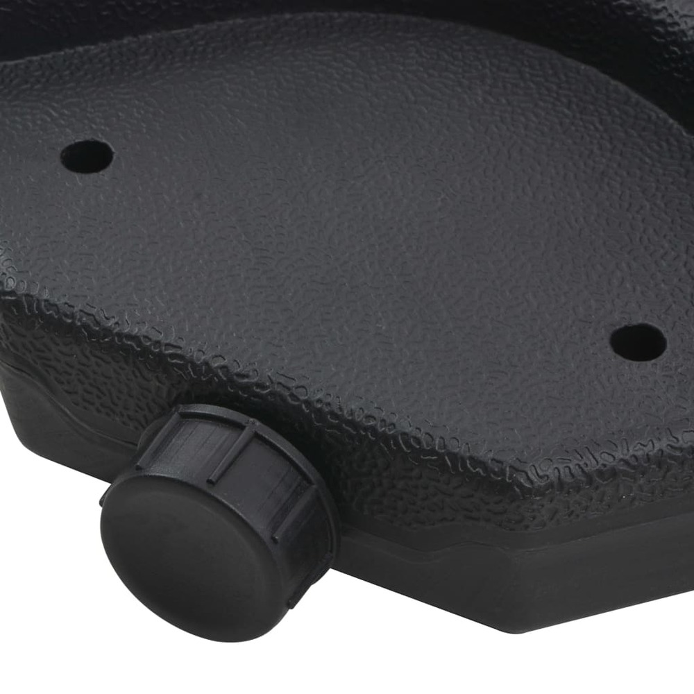 Parasol avec base portable diamètre 5 m anthracite