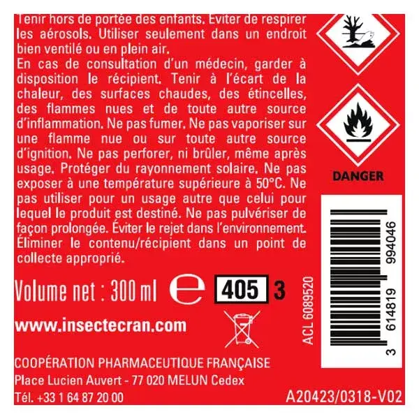 Aerossol inseticida Insect Screen Habitat 300ml