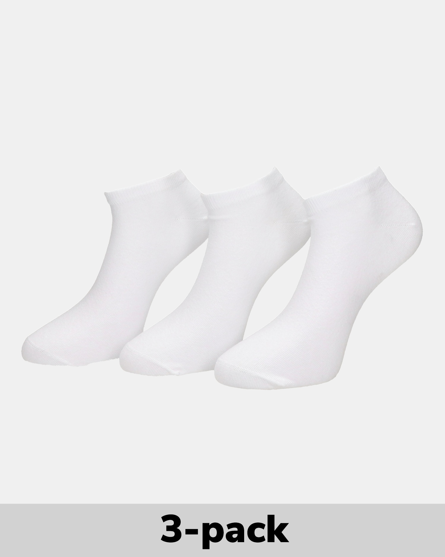 Nelson 3-Pack Enkelsokken Sokken  - wit