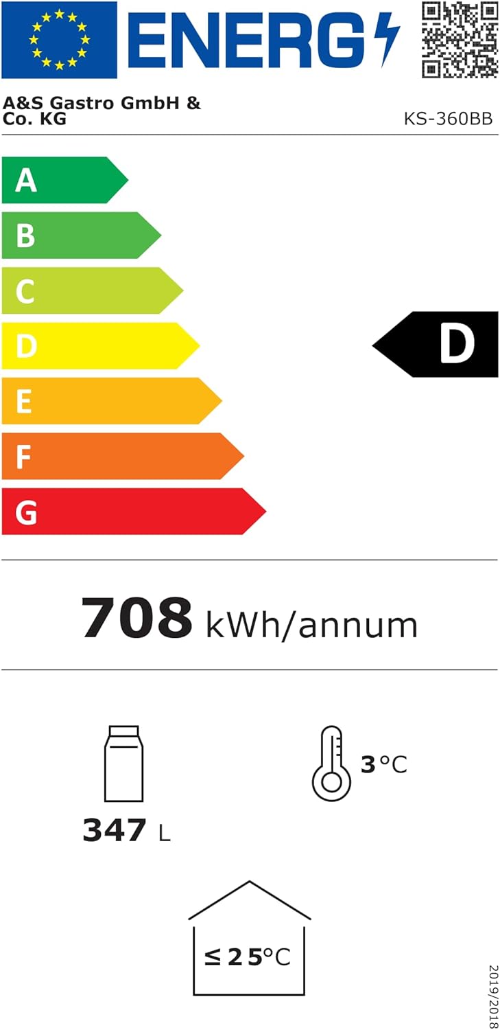 Getränkekühlschrank Flaschenkühlschrank schwarz 360 L mit Glastür abschließbar LED-Bel. 0°bis+10°C 5 Einlegeroste verstellbar