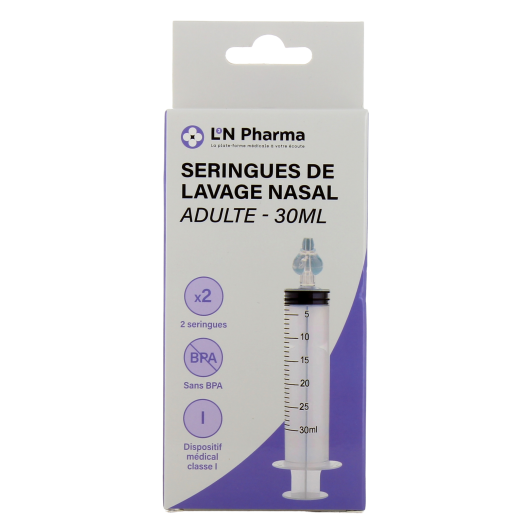 Seringues de Lavage Nasal - Adulte