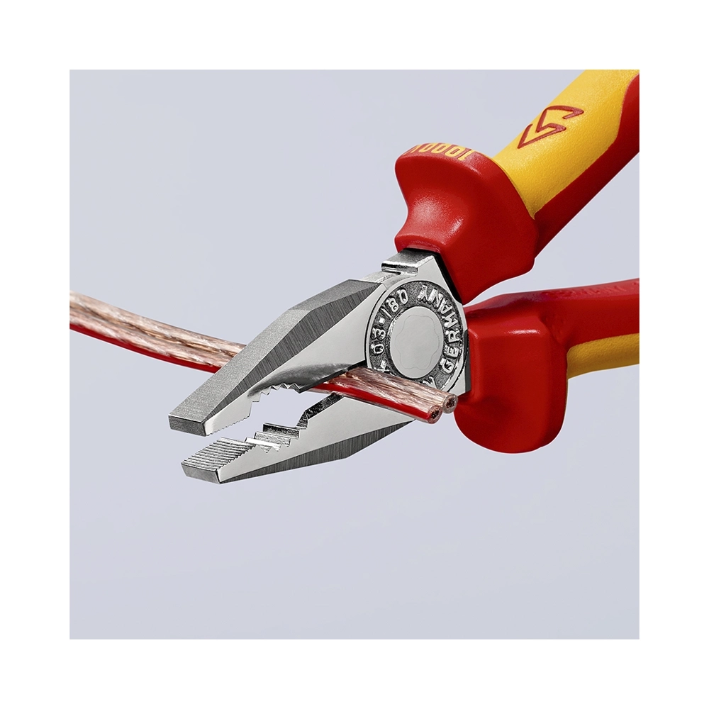 KNIPEX Kombizange isoliert VDE 180mm