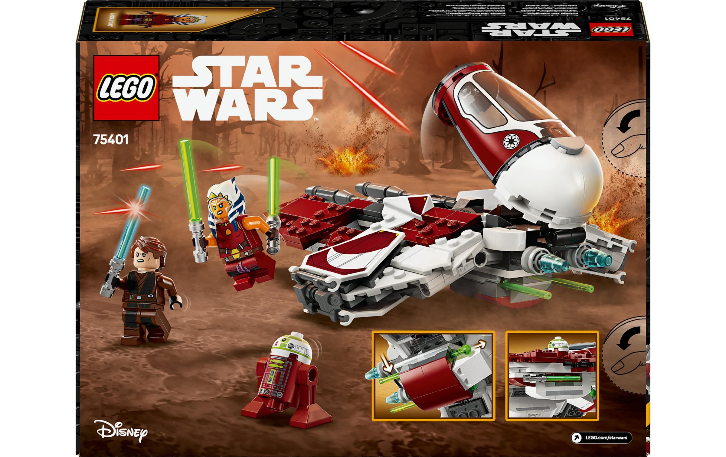 LEGO® Spielbausteine »Star Wars Ahsokas Jedi Interceptor 75401«