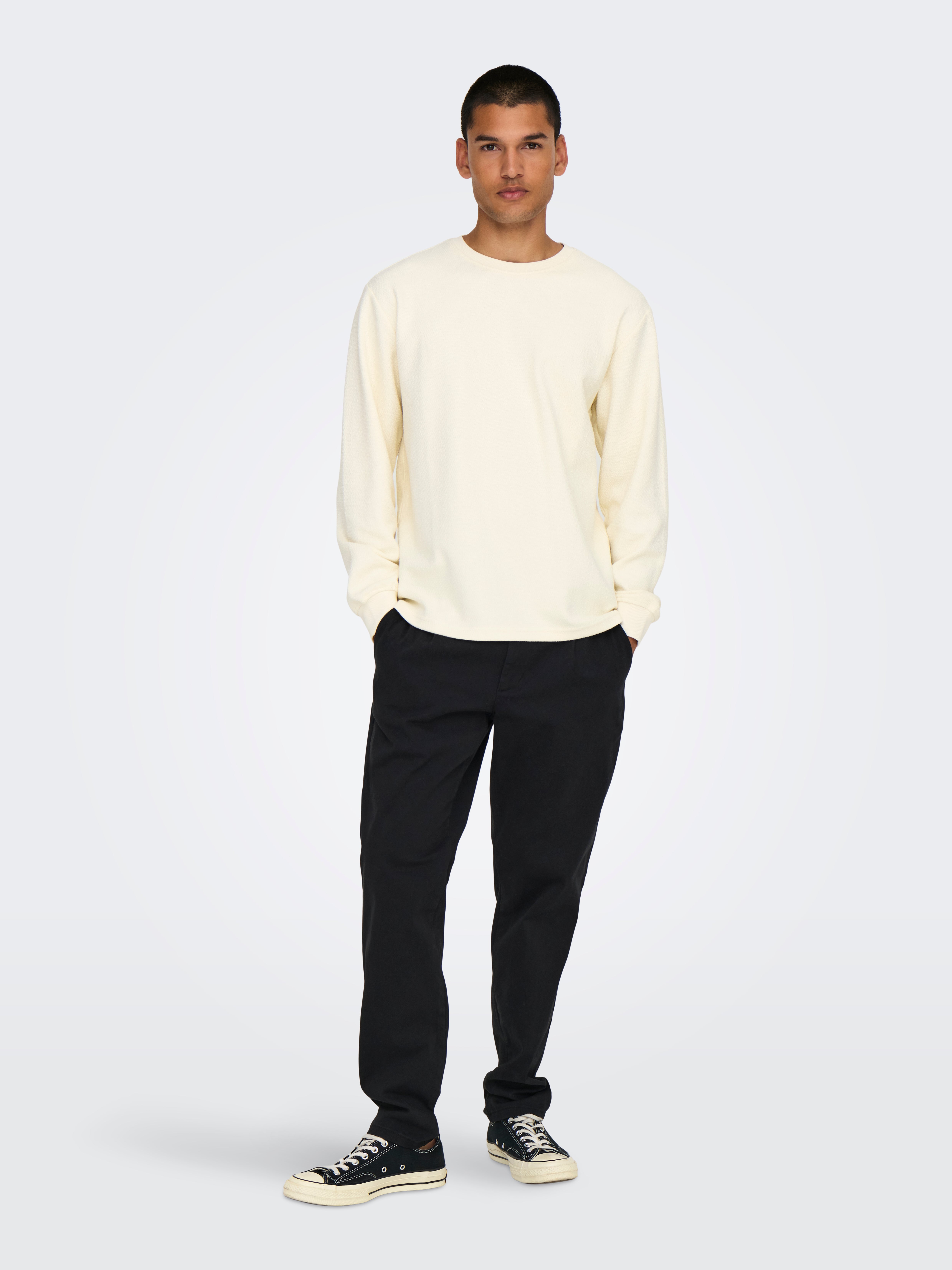 ONSCAM Verjüngt Chino Hose Black