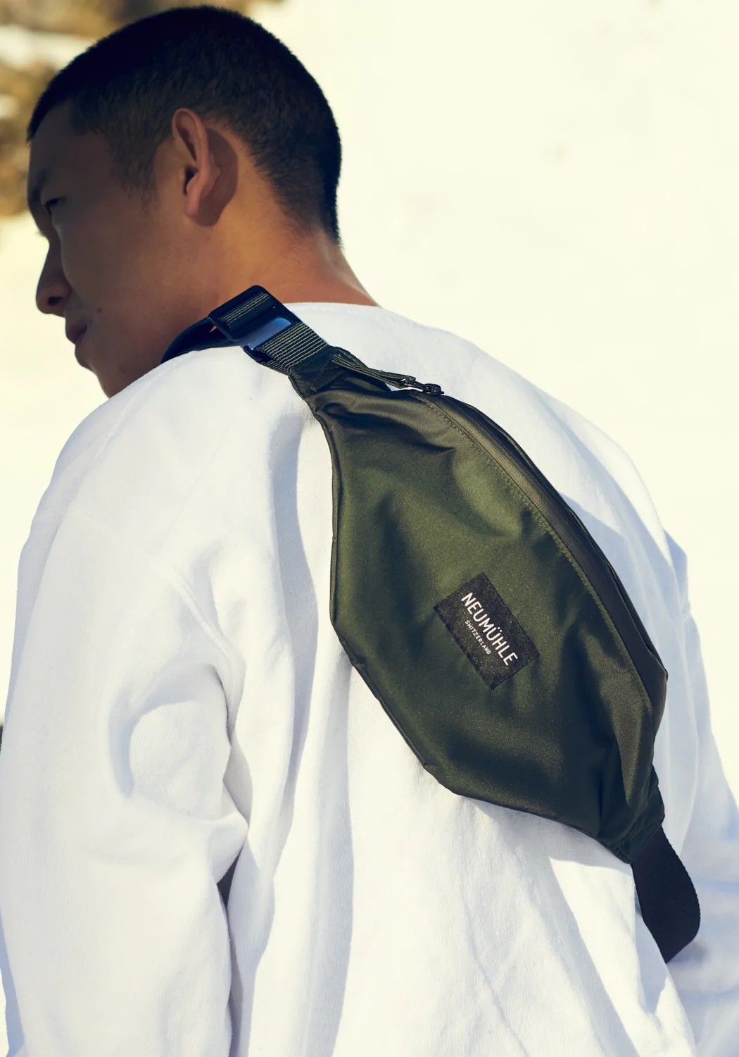 Neumuhle Hip Bag Net-Bag Wakame Green