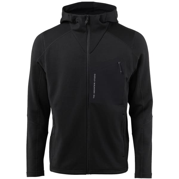 Veste polaire THE MOUNTAIN STUDIO TECHNO STRETCH MID HOOD BLACK ONYX