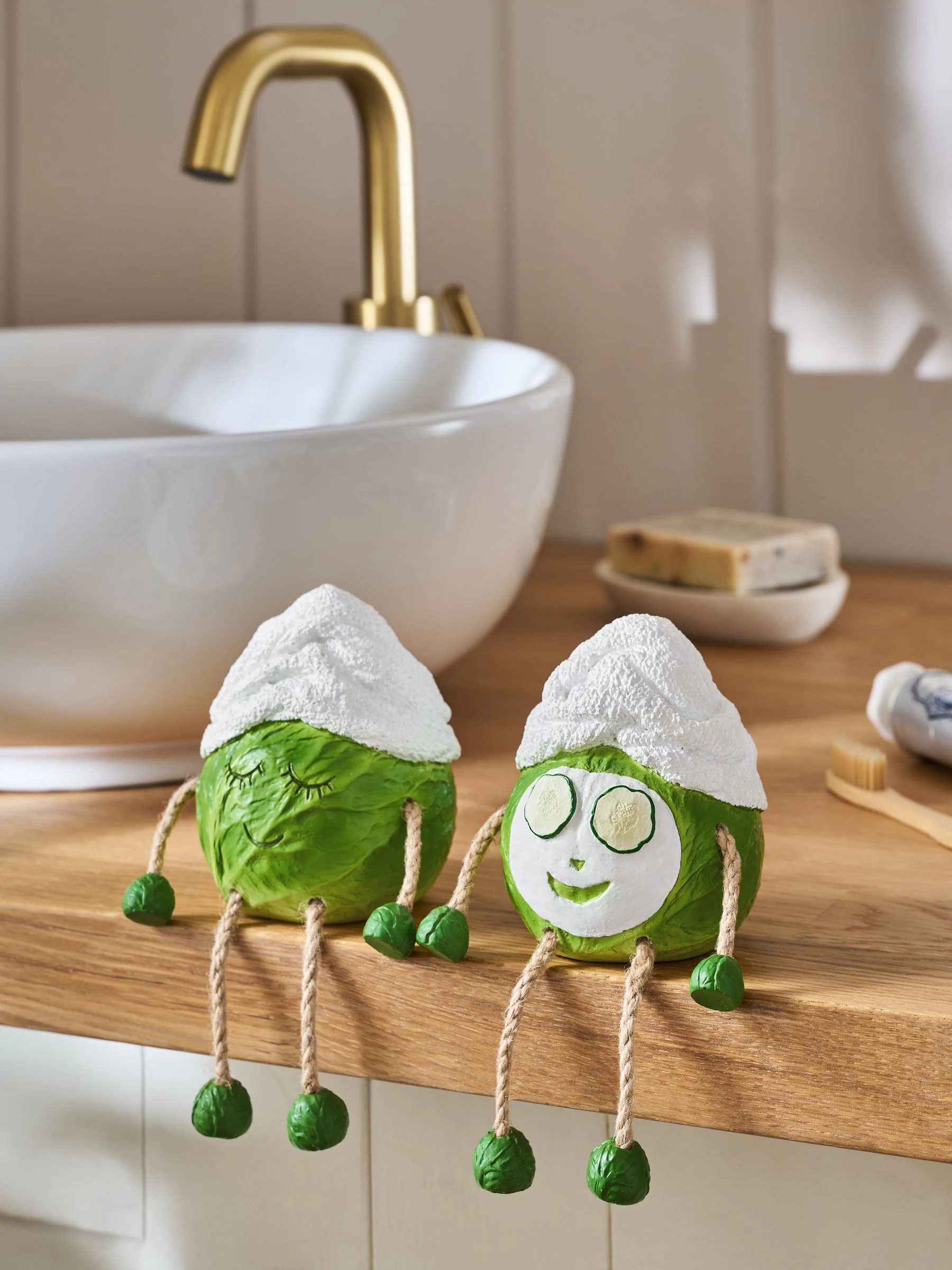 Set van 2 Kerstmis Spa Sprout-Ornamenten
