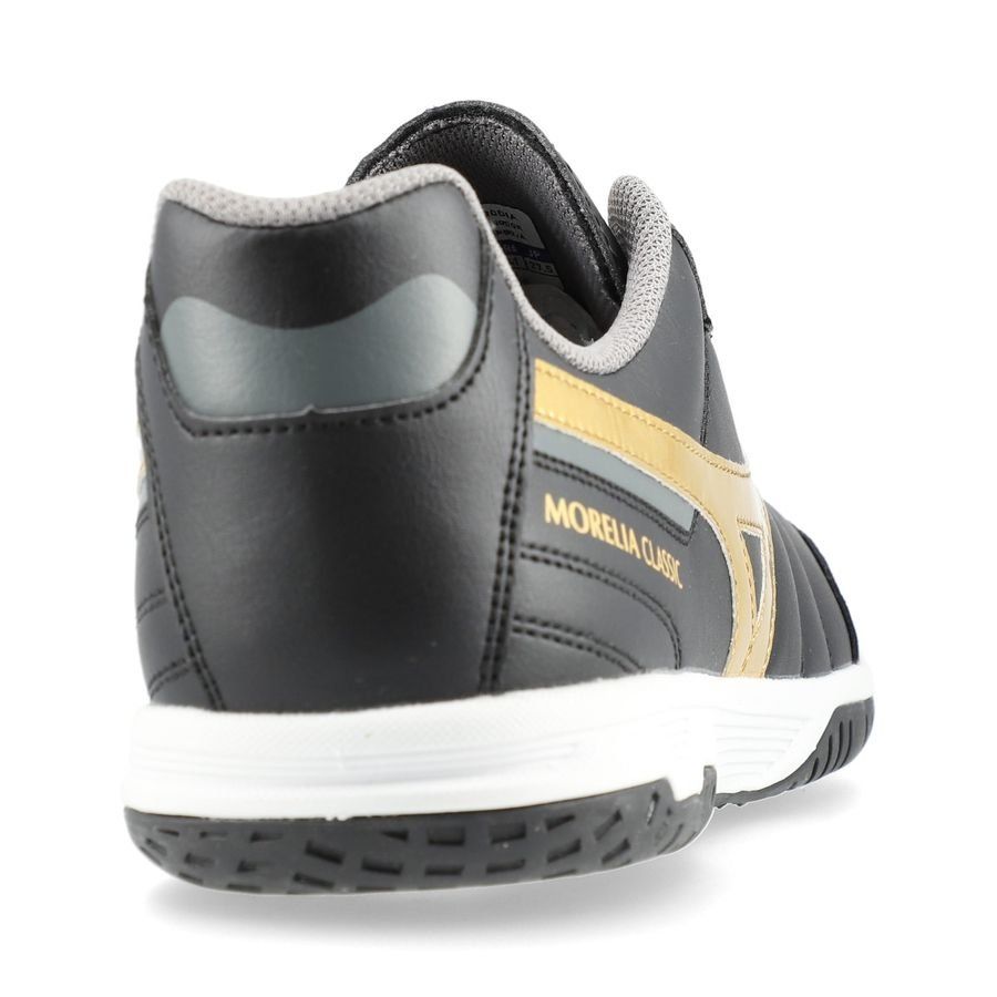 Mizuno Morelia Sala Classic IN Aurum - Noir/Doré/Gris