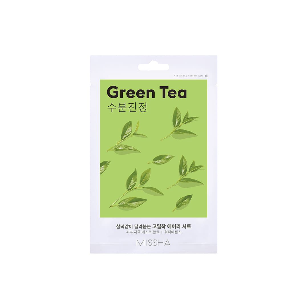 Máscara Airy Fit Sheet Mask - Green Tea - 19gr