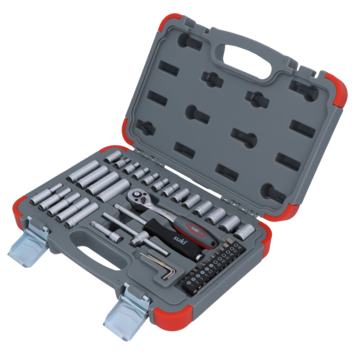 Dopsleutelset 41-dlg 6,3mm (1/4