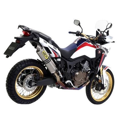 Silencieux Arrow Maxi Race tech Titane embout Inox
