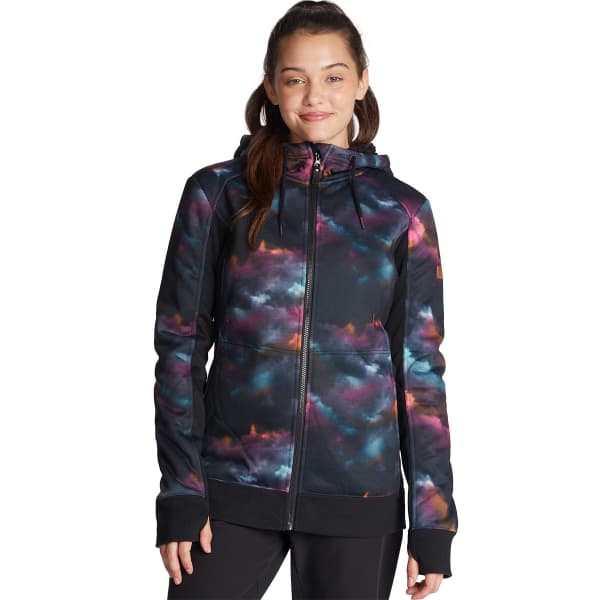 Sweatshirt ROXY FROST PRINTED TRUE BLACK PENSINE