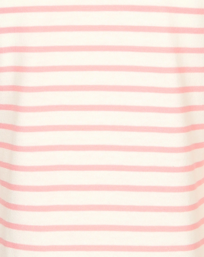 Langarmshirt ELEFANT gestreift in rosa/weiß