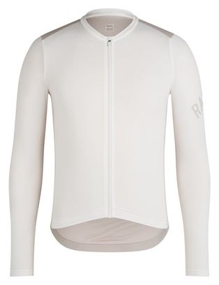 Maillot manches longues Rapha Pro Team Lightweight Blanc/Gris Homme