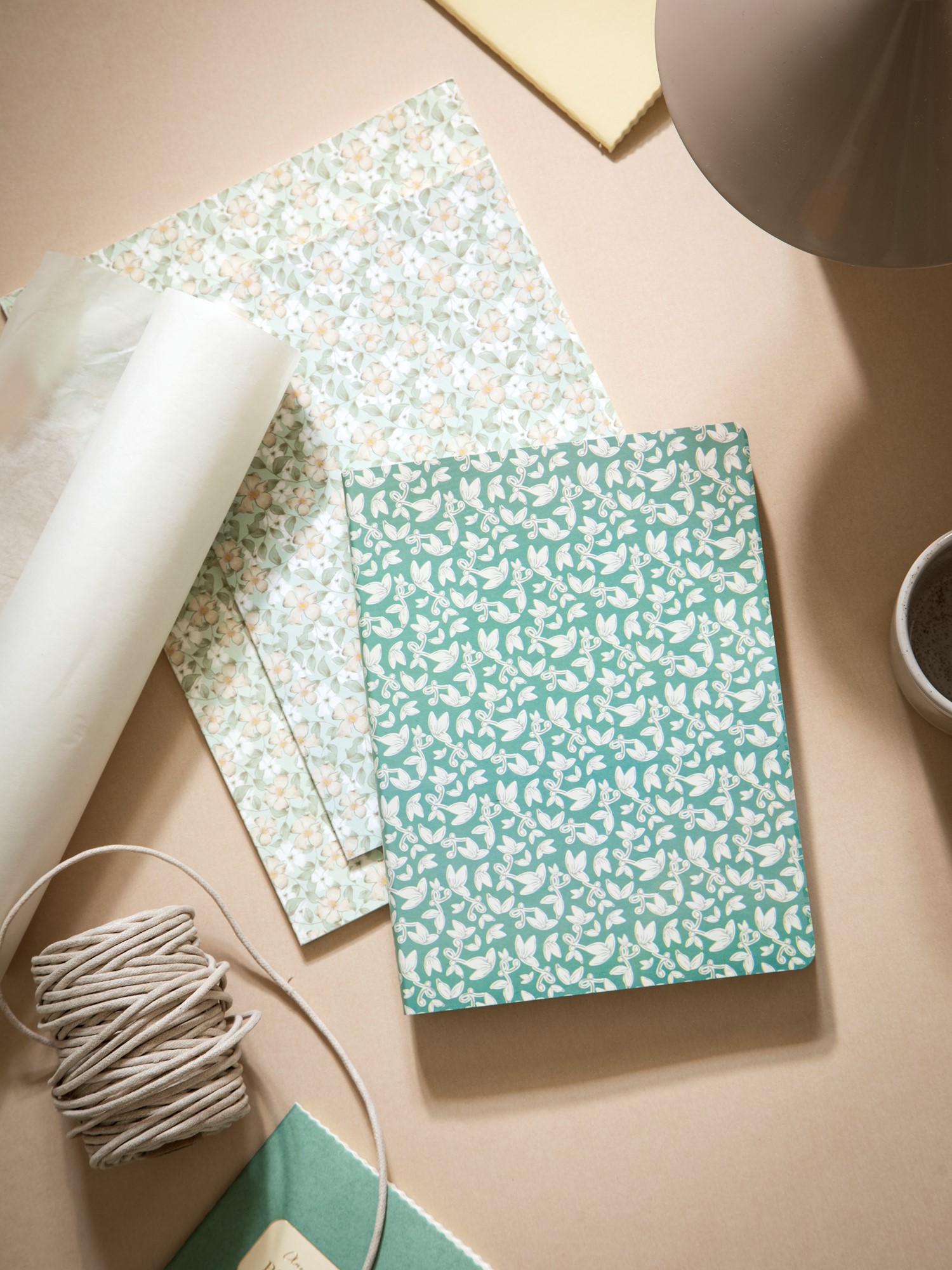 Notebook 22 x 16,5 | Papir. 22 x 16,5 cm.   | Moss Green