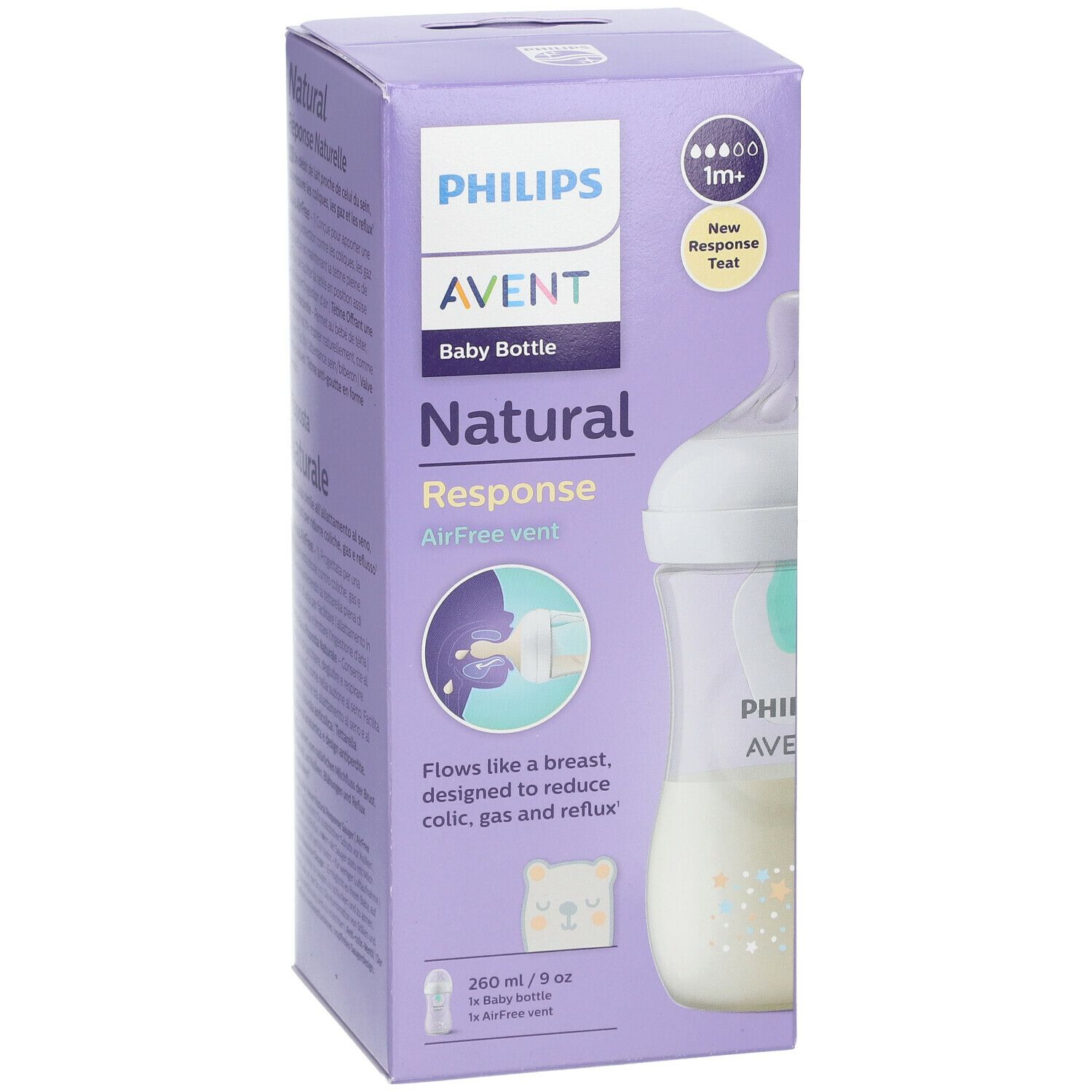 PHILIPS Avent Natural Response Biberon Ventil AirFree 260 ml SCY673/82