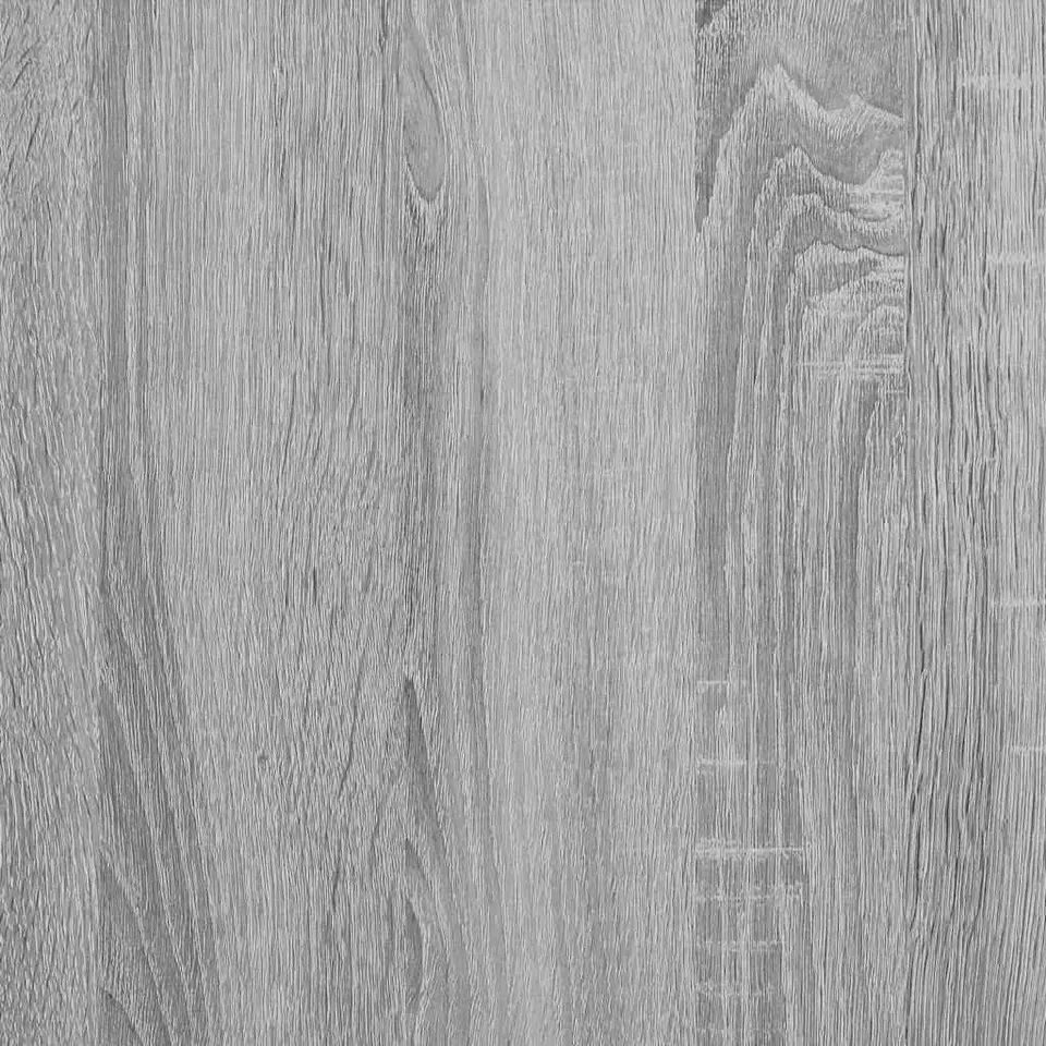 vidaXL - Bureau - Grijs - Bewerkt hout