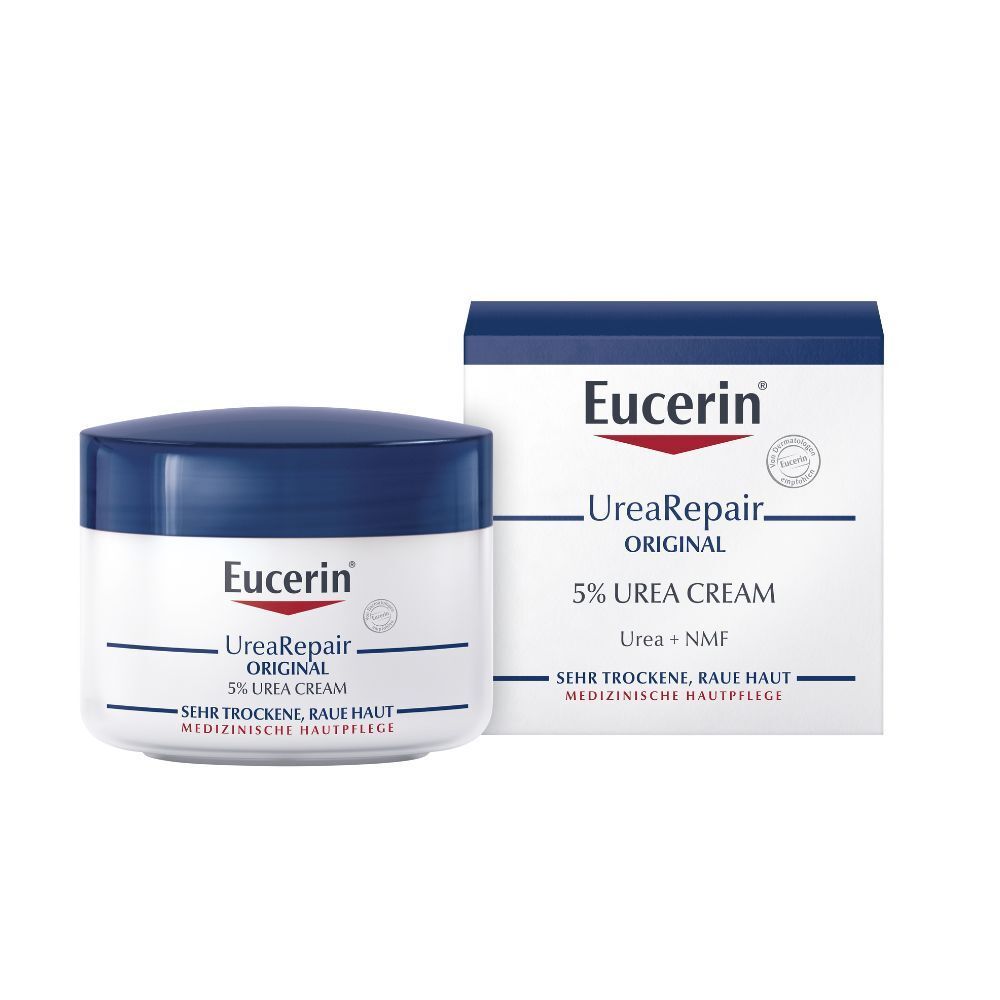 Eucerin® UreaRepair Original Creme 5% – Intensive Feuchtigkeit für trockene, raue und schuppige Hautstellen