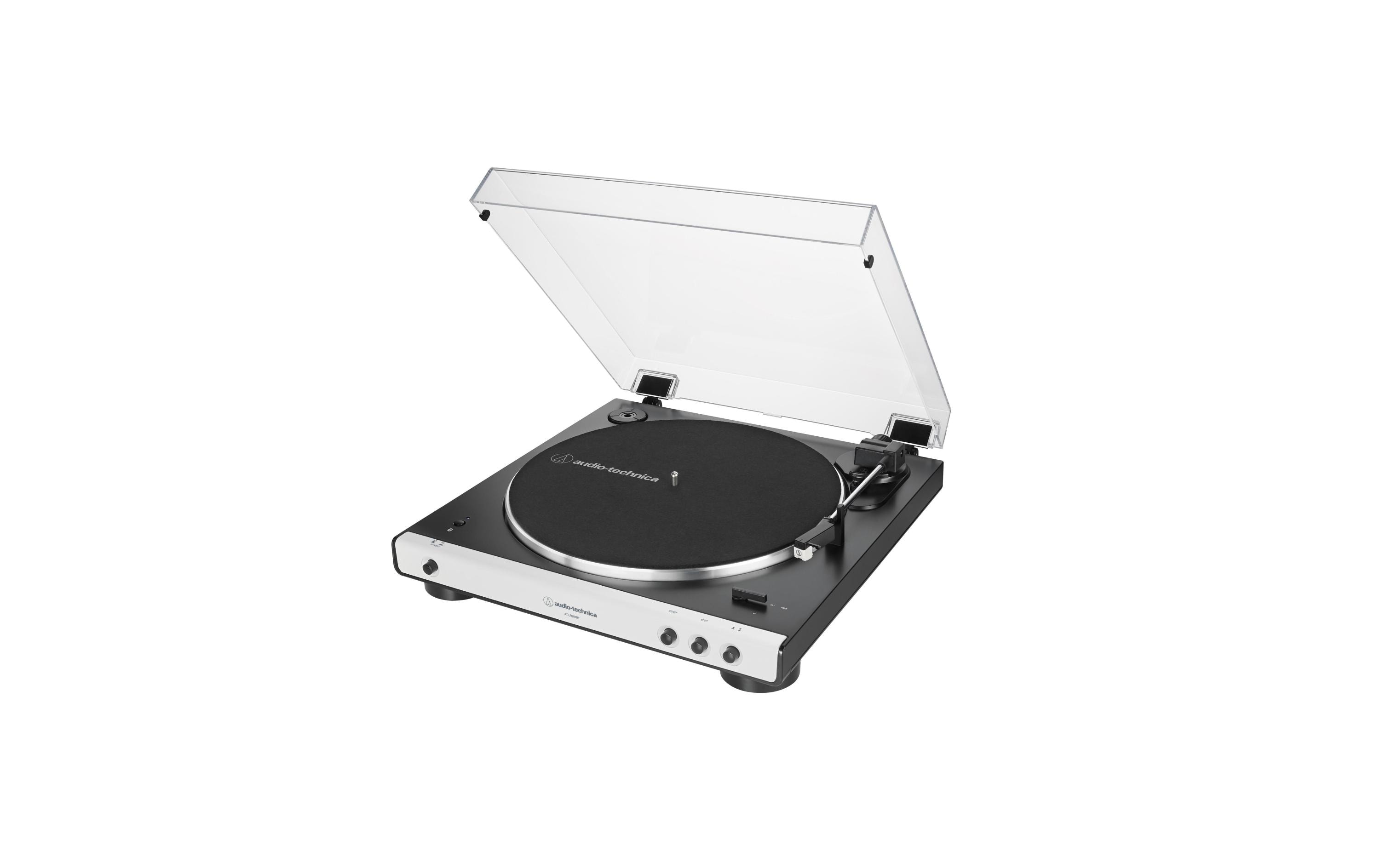 Plattenspieler mit Bluetooth AT-LP60X Weiss<br>Vollautomatischer Stereo-Plattenspieler mit Riemenantrieb