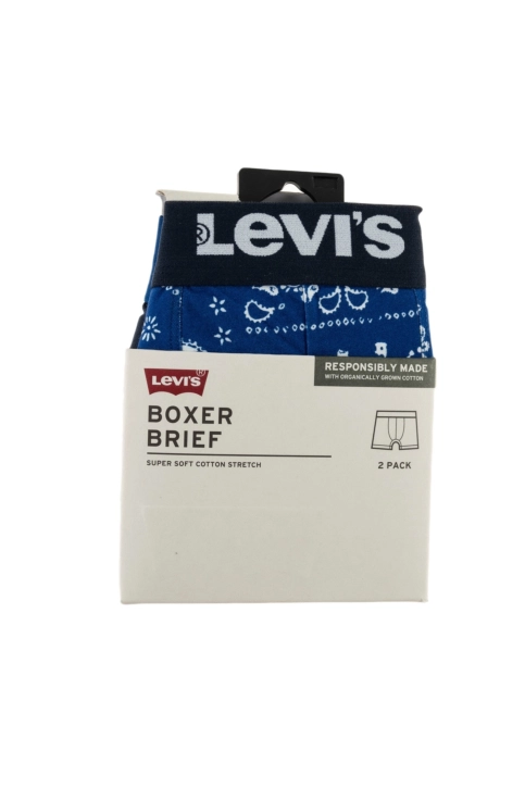 Calecons et slips levi's® bandana boxer brief 2p 002 blue combo