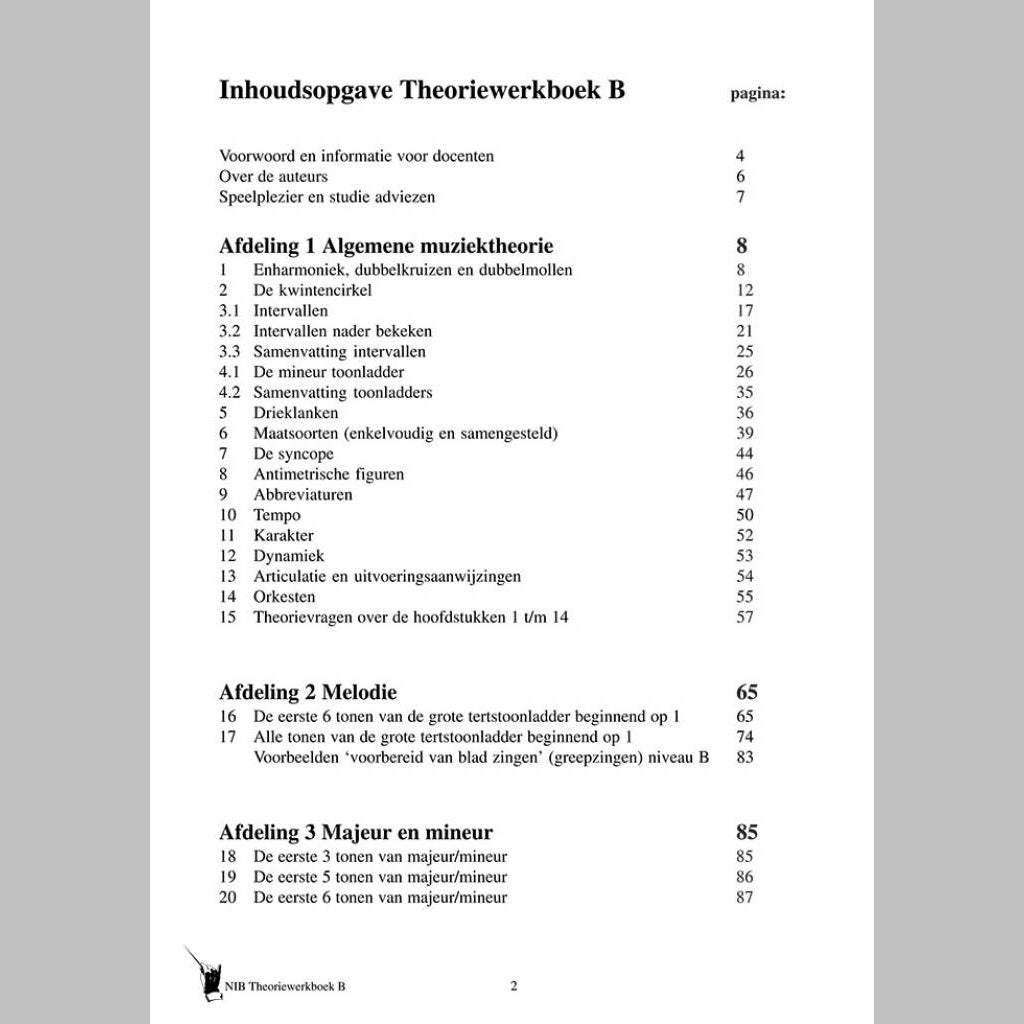 Hal Leonard Algemene Muziektheorie Examen B theoriewerkboek voor HaFaBra