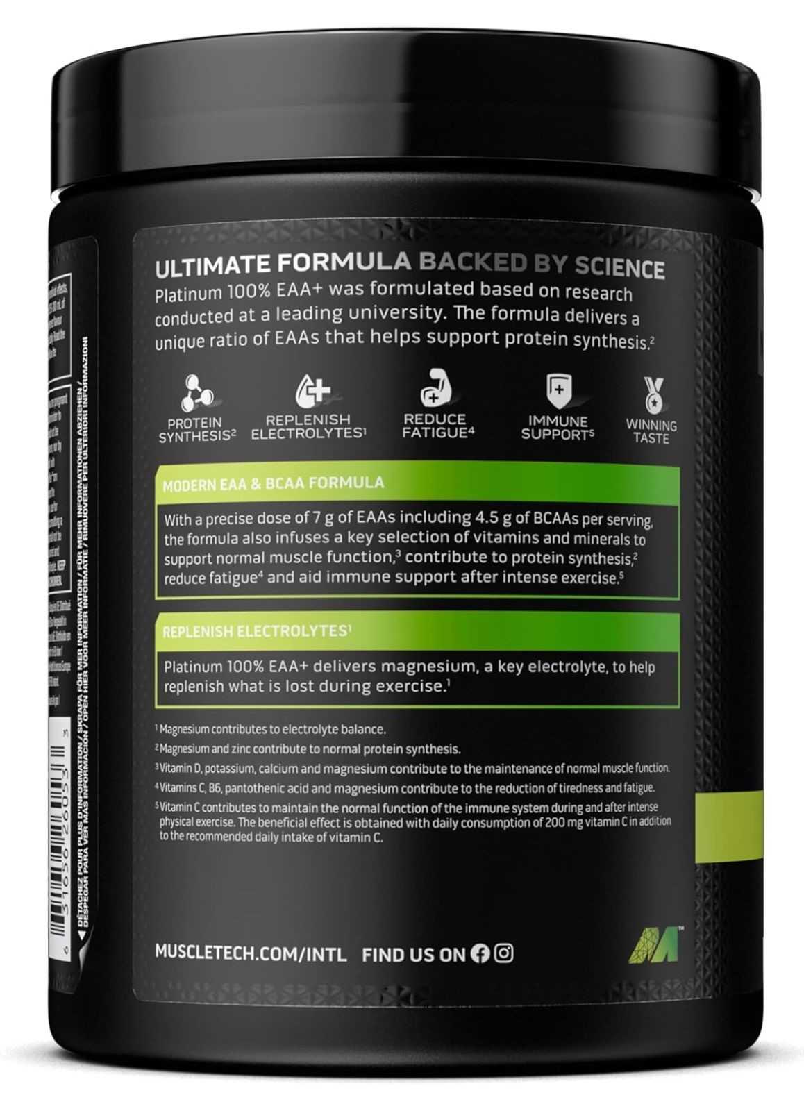 MuscleTech Platinum 100% EAA+ 30 doses