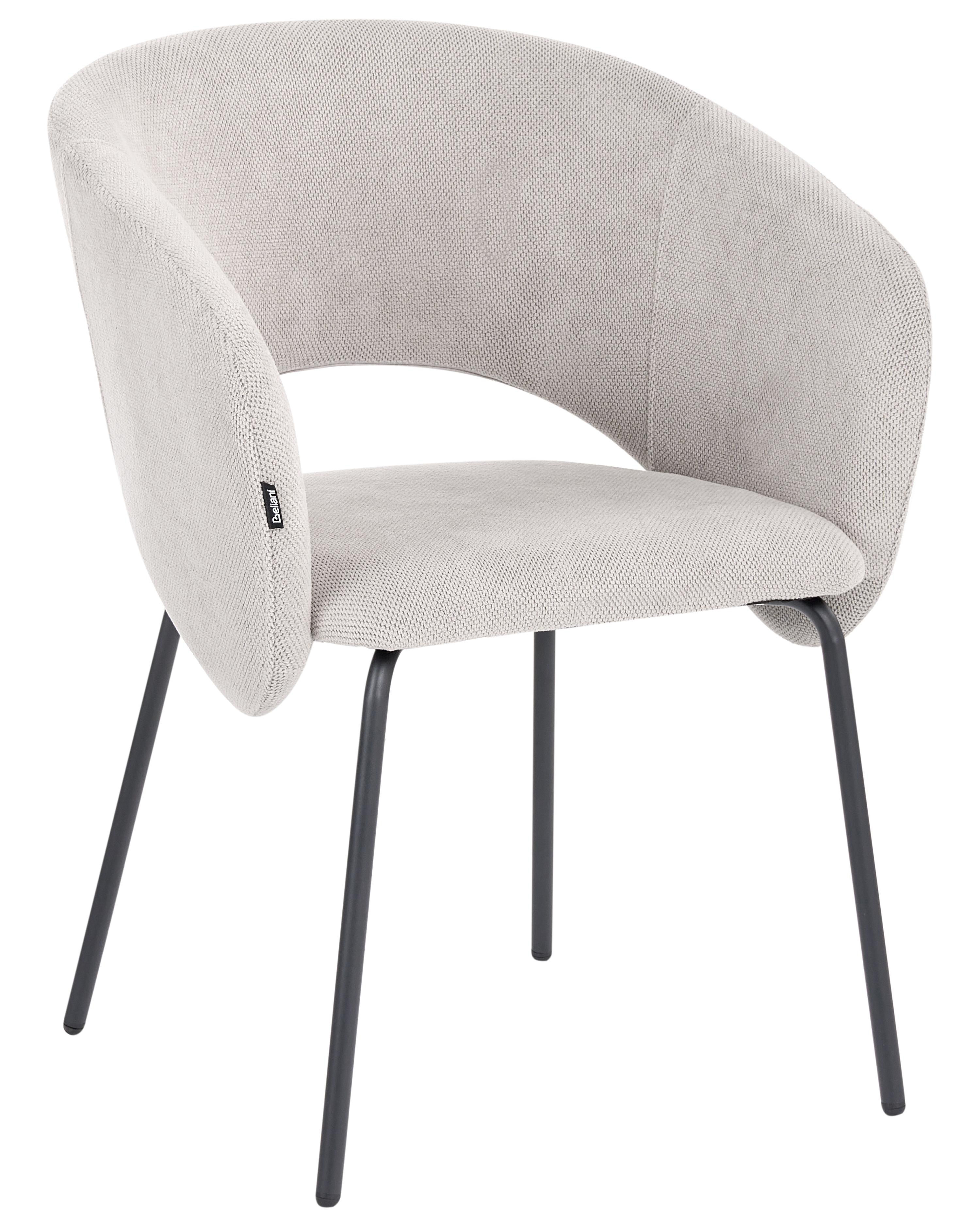 Set van 2 eetkamerstoelen BLAKELY Stof Gebroken wit