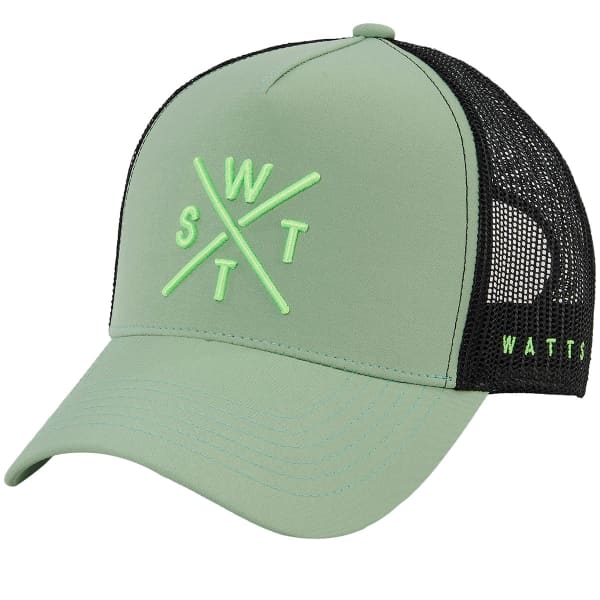 Casquette WATTS TRUCKER CAP TRIBE SAGE/BLACK SAGE/BLACK