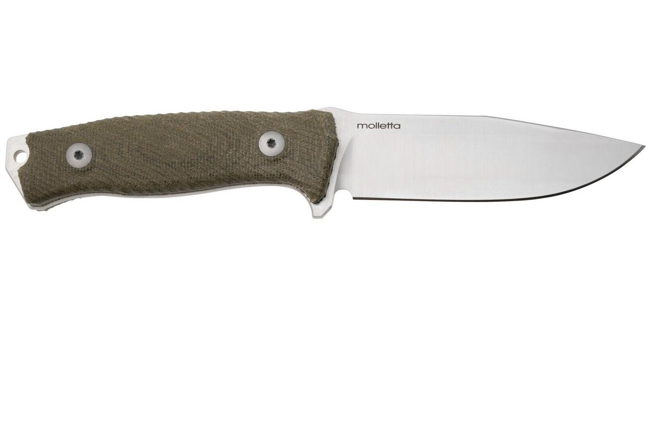 LionSteel M5 Sleipner Green Canvas Micarta survivalmes