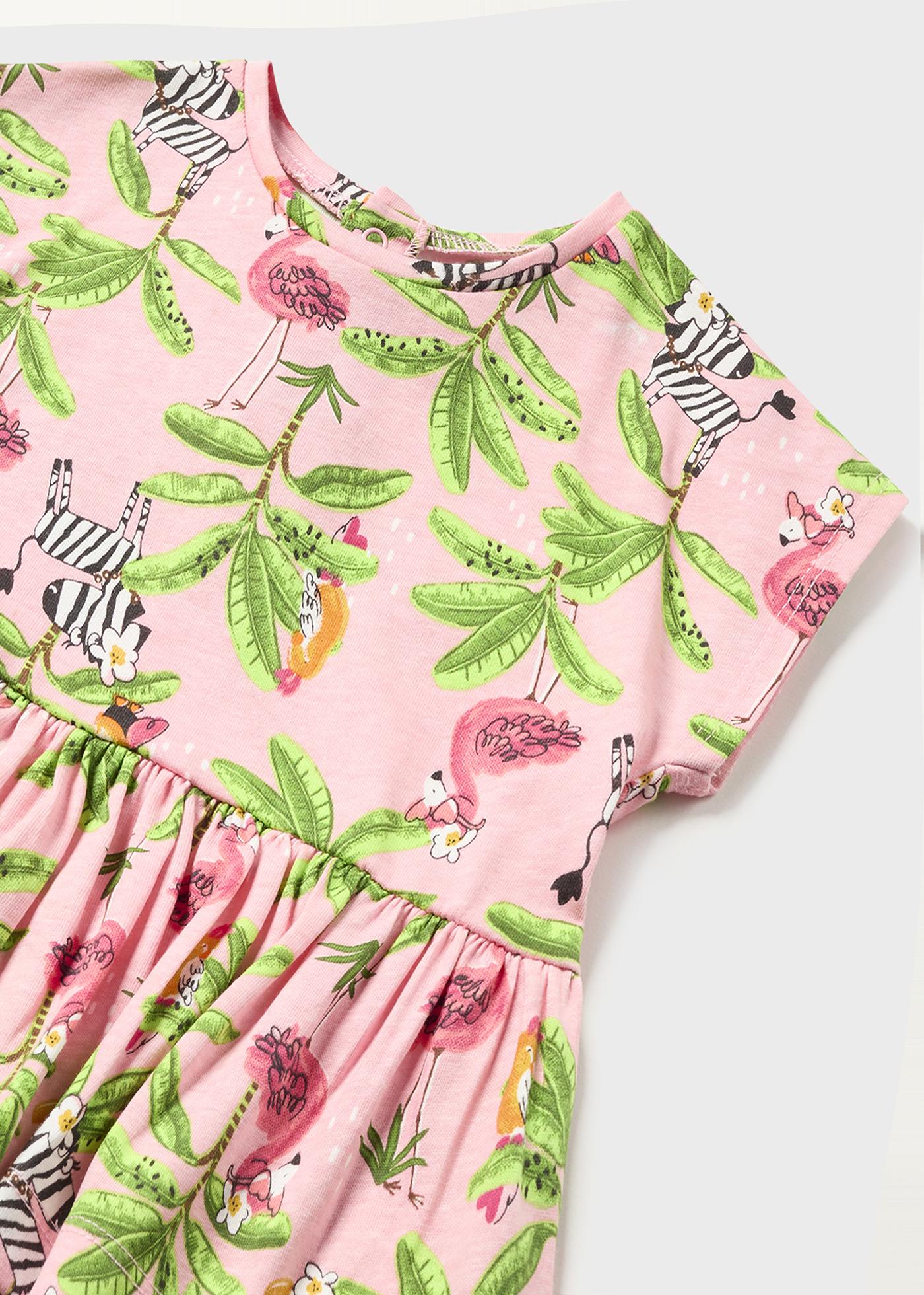 Conjunto de 2 camisetas infantis de algodão sustentável
