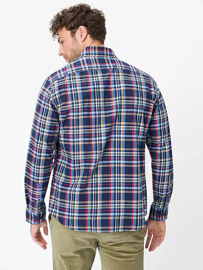 BRAX Hemd DANIEL Modern Fit blau