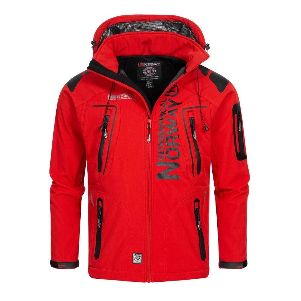 Geographical Norway Blouson Rouge Homme Geographical Norway Techno