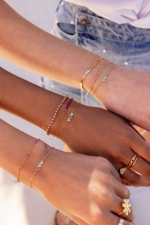 Geboortesteen armband