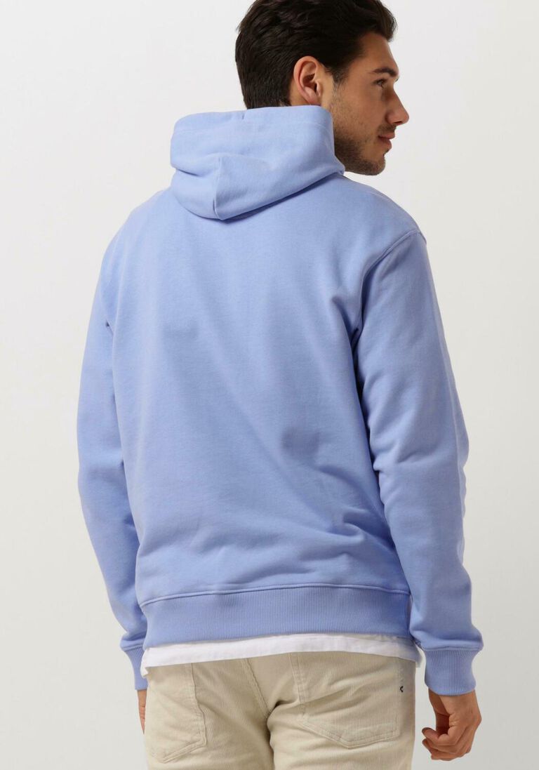 SCOTCH & SODA blauwe scotch & soda sweater essential logo badge hoodie