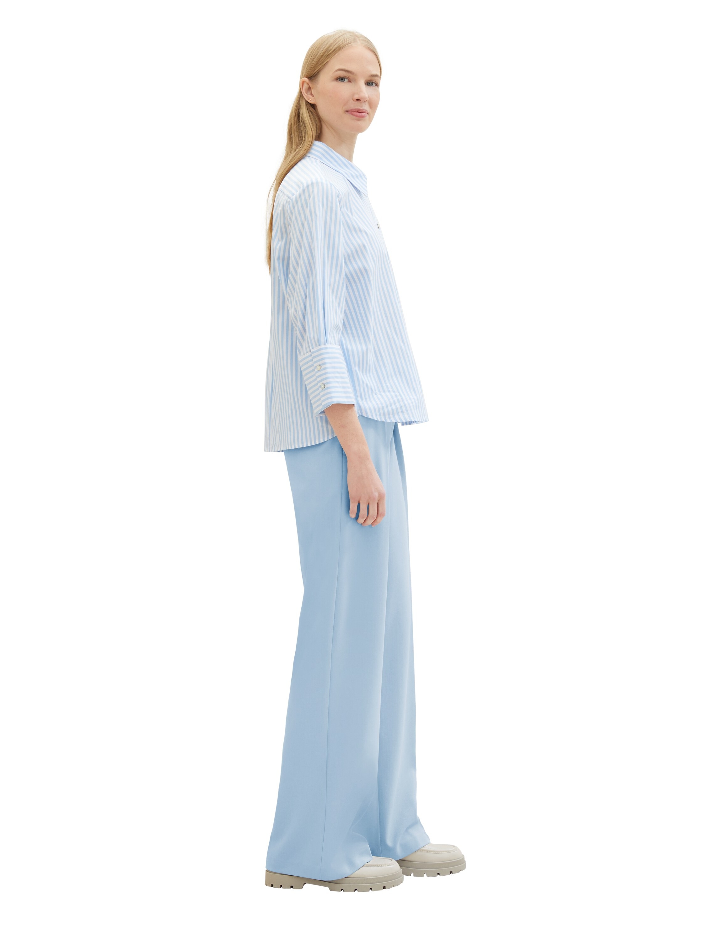 TOM TAILOR Bundfaltenhose »Lea Wide Leg«  mit weitem Bein