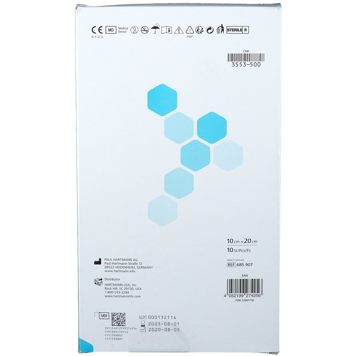 HydroTac® transparent 10 x 20 cm