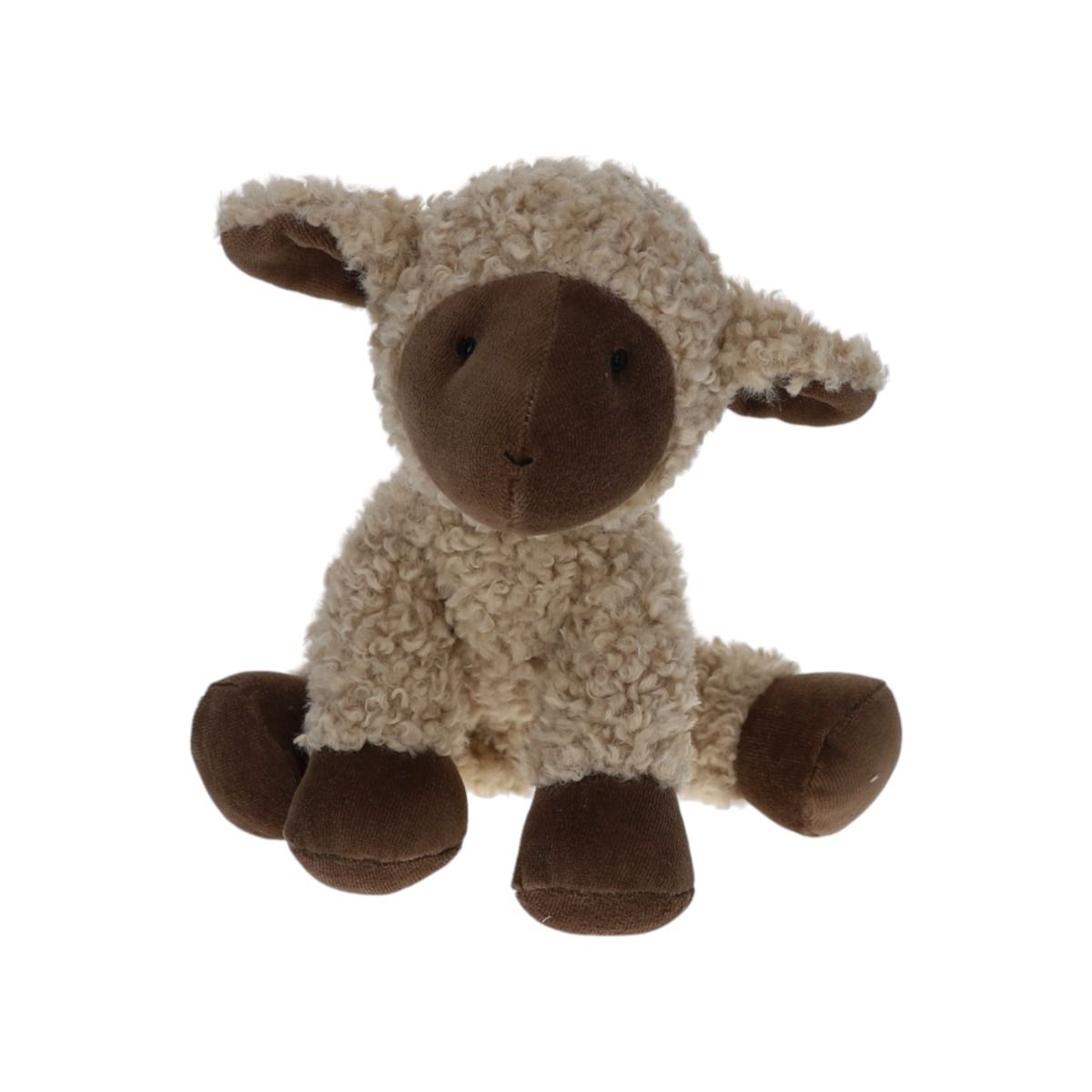 Peluche agneau noir assis Mercredi et Patati