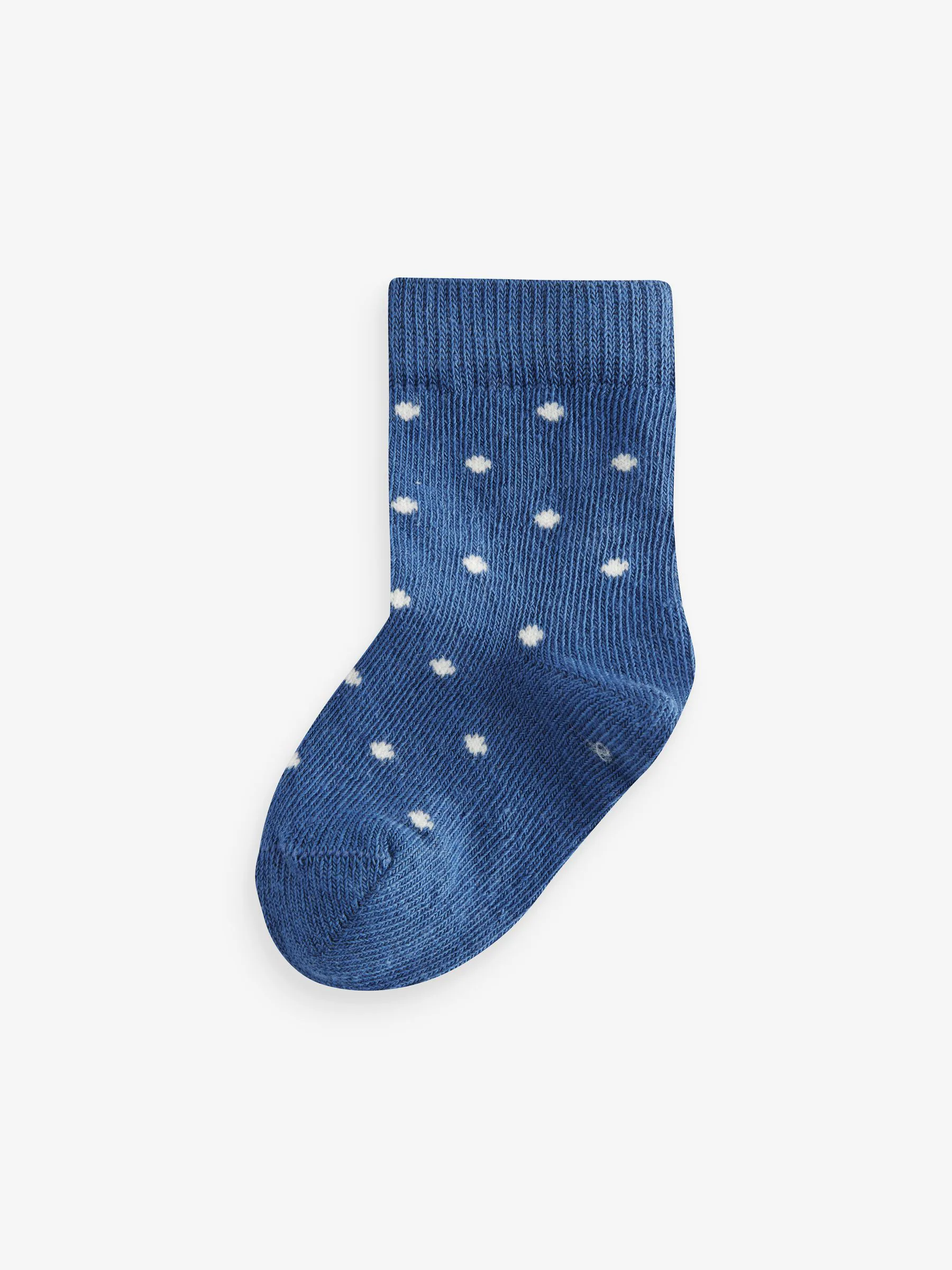 Blauw/wit - Verpakking van 7 paar babysokken (0 mnd-2 jr)